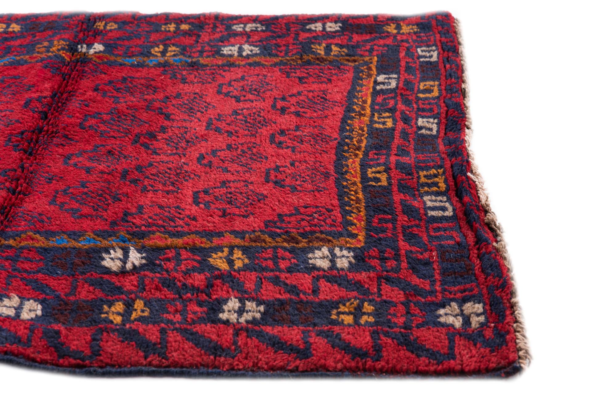 85cm x 140cm anudado a mano Balouch Alfombra Persa Lana