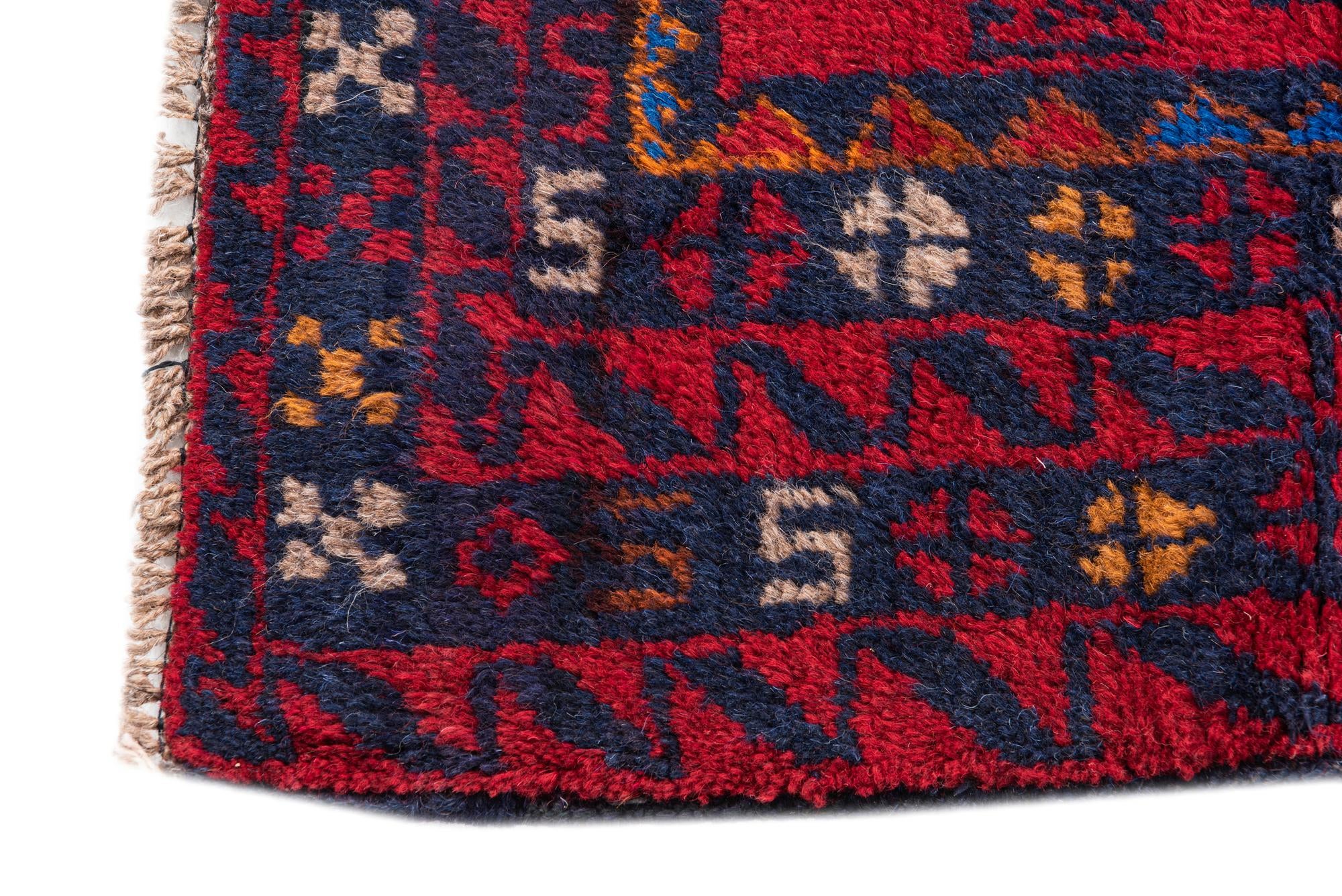 85cm x 140cm anudado a mano Balouch Alfombra Persa Lana