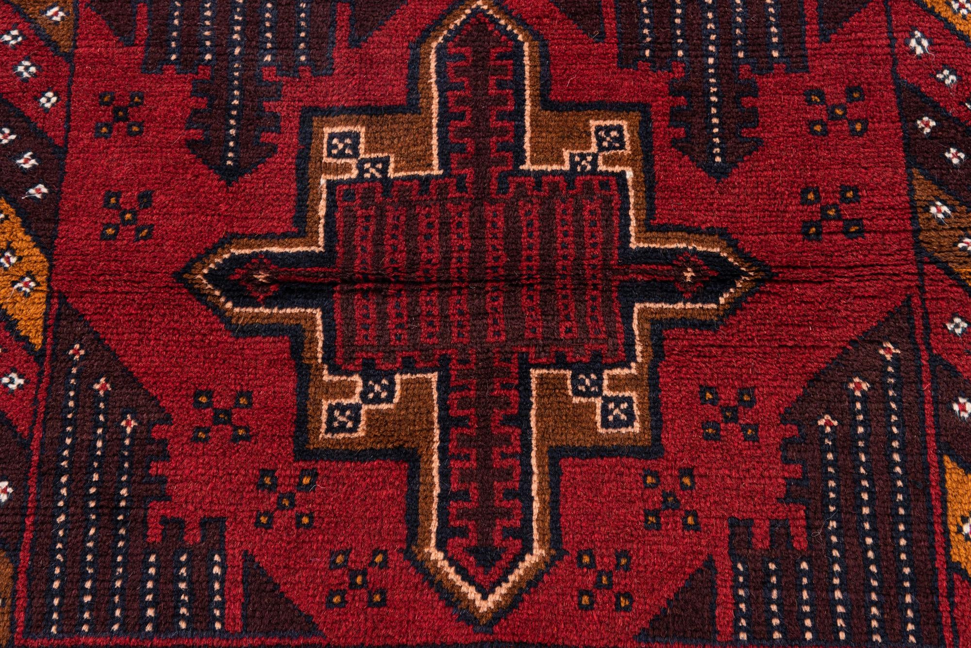 2' 9 x 4' 10 Hand Knotted Balouch Persian Wool Rug