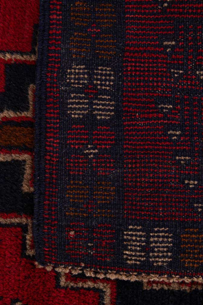 2' 10 x 4' 7 Hand Knotted Balouch Persian Wool Rug