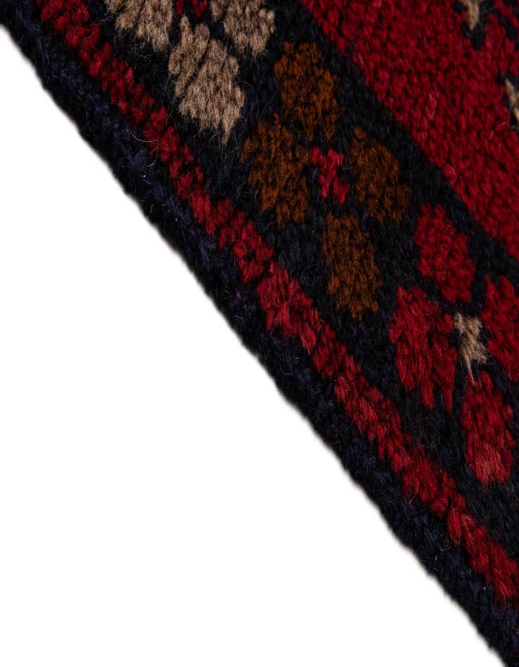 Detail image of 2' 10 x 4' 7  Hand Knotted Balouch Persian Wool Rug