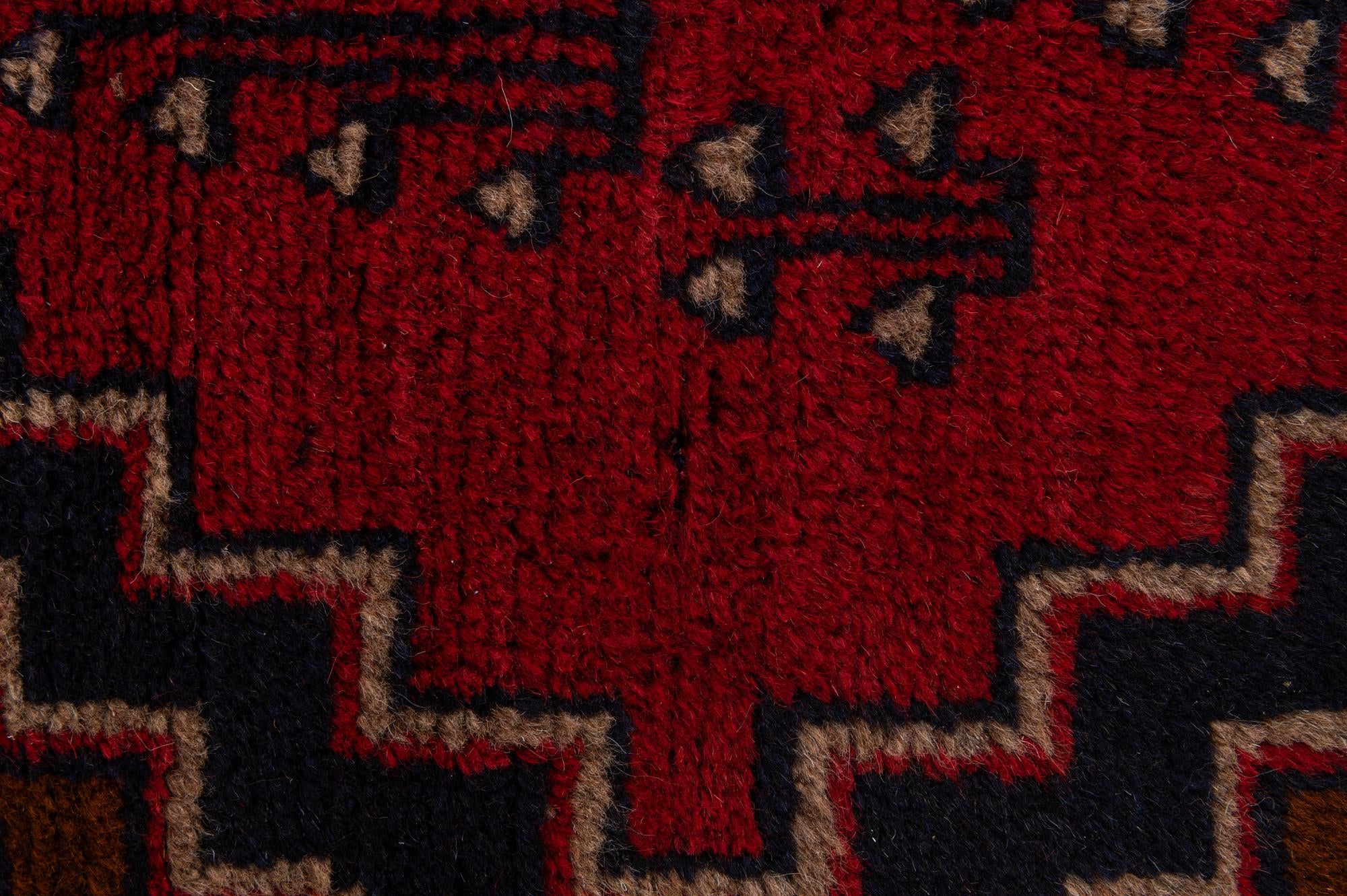 2' 10 x 4' 7 Hand Knotted Balouch Persian Wool Rug