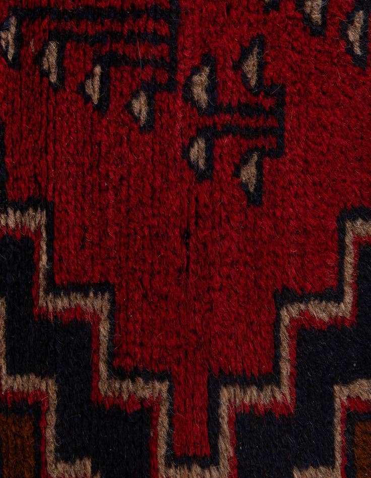 Detail image of 2' 10 x 4' 7  Hand Knotted Balouch Persian Wool Rug