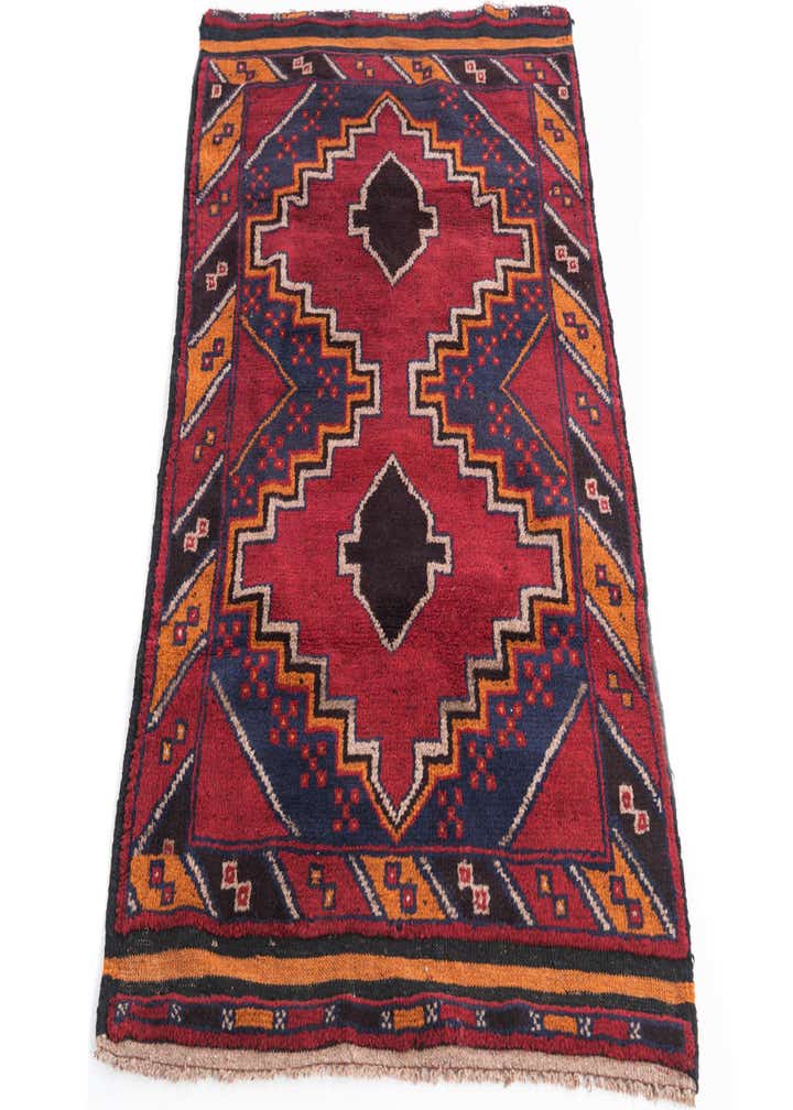 2' 10 x 4' 8 Hand Knotted Balouch Persian Wool Rug