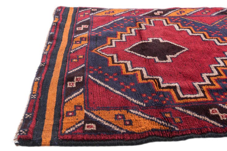 Detail image of 2' 10 x 4' 8 Hand Knotted Balouch Persian Wool Rug