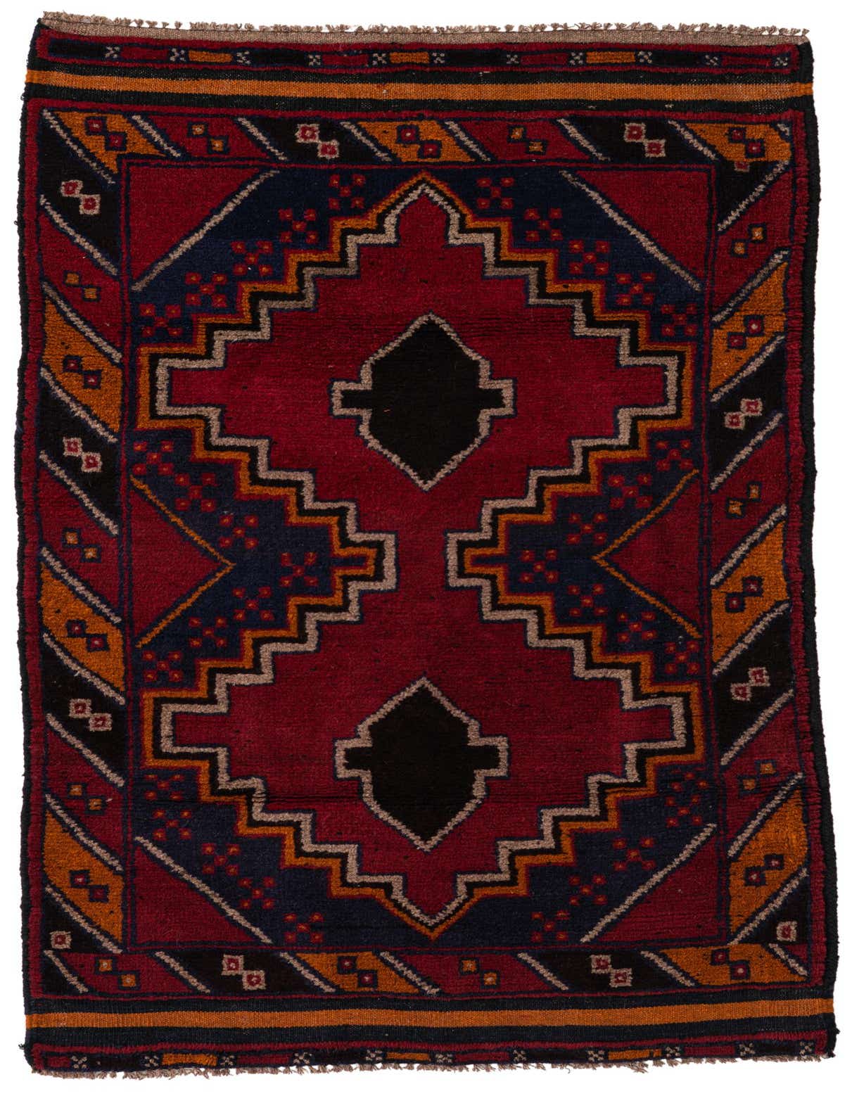 2' 10 x 4' 8 Hand Knotted Balouch Persian Wool Rug