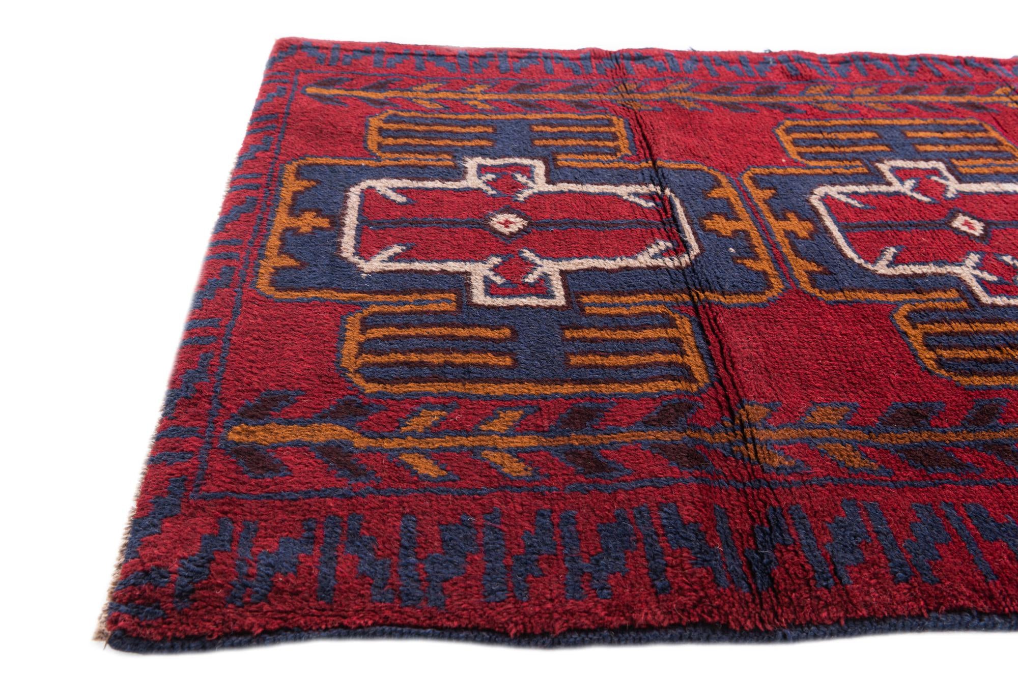 2' 10 x 4' 8 Hand Knotted Balouch Persian Wool Rug