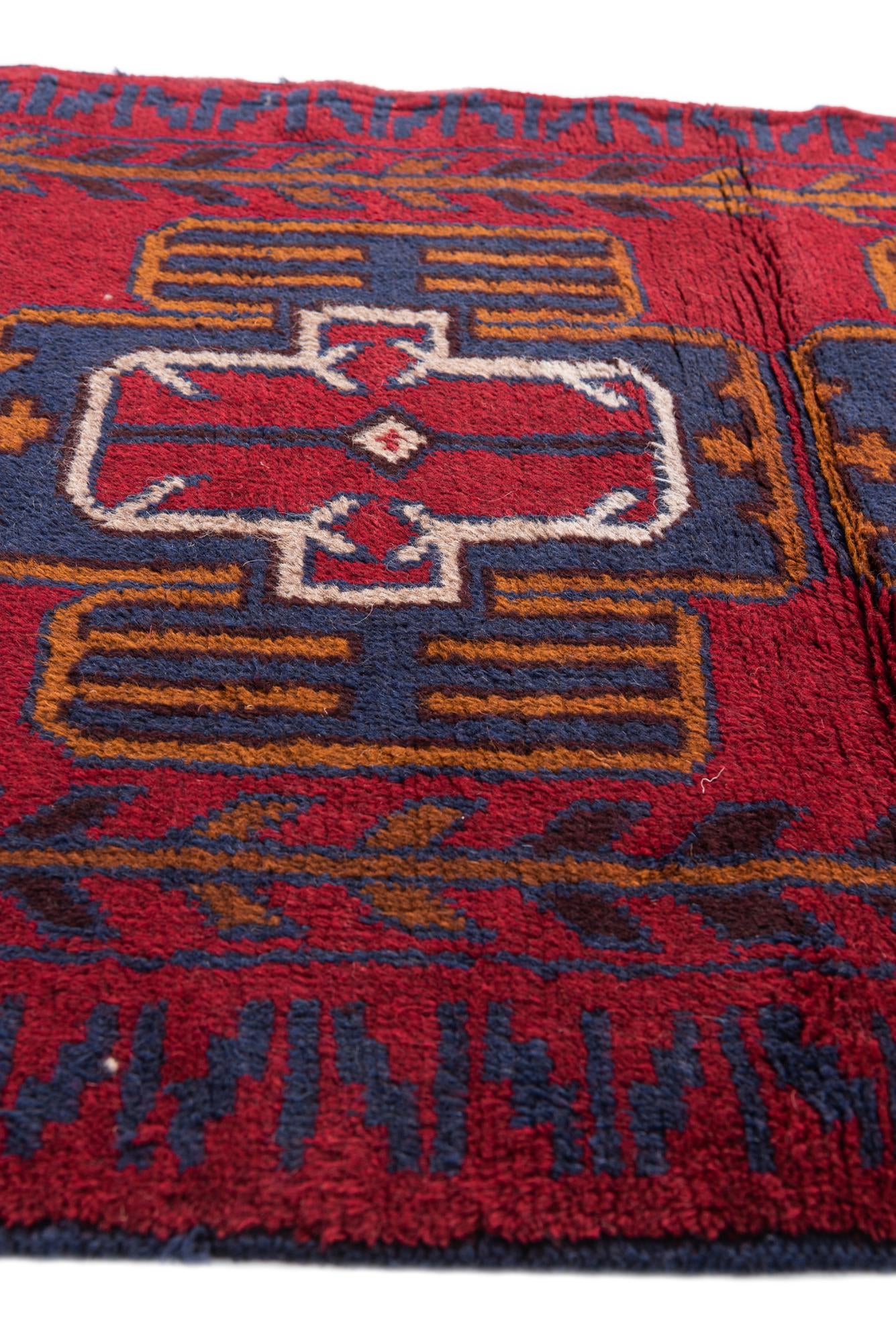 2' 10 x 4' 8 Hand Knotted Balouch Persian Wool Rug
