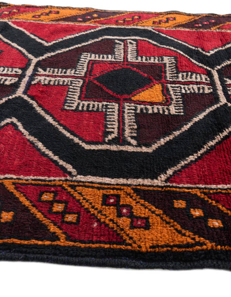 Detail image of 3' x 4' 8  Hand Knotted Balouch Persian Wool Rug