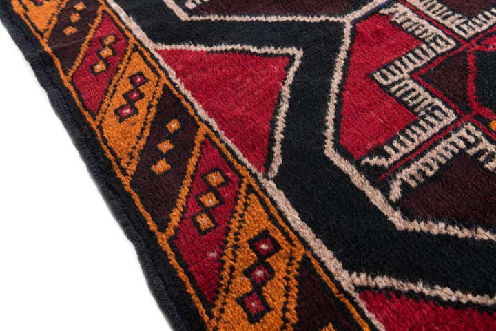 3' x 4' 8 Hand Knotted Balouch Persian Wool Rug