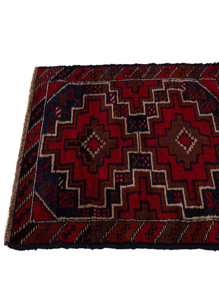 2' 10 x 4' 7 Hand Knotted Balouch Persian Wool Rug