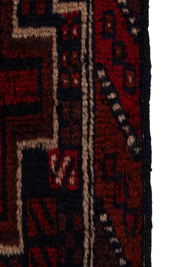 2' 10 x 4' 7 Hand Knotted Balouch Persian Wool Rug