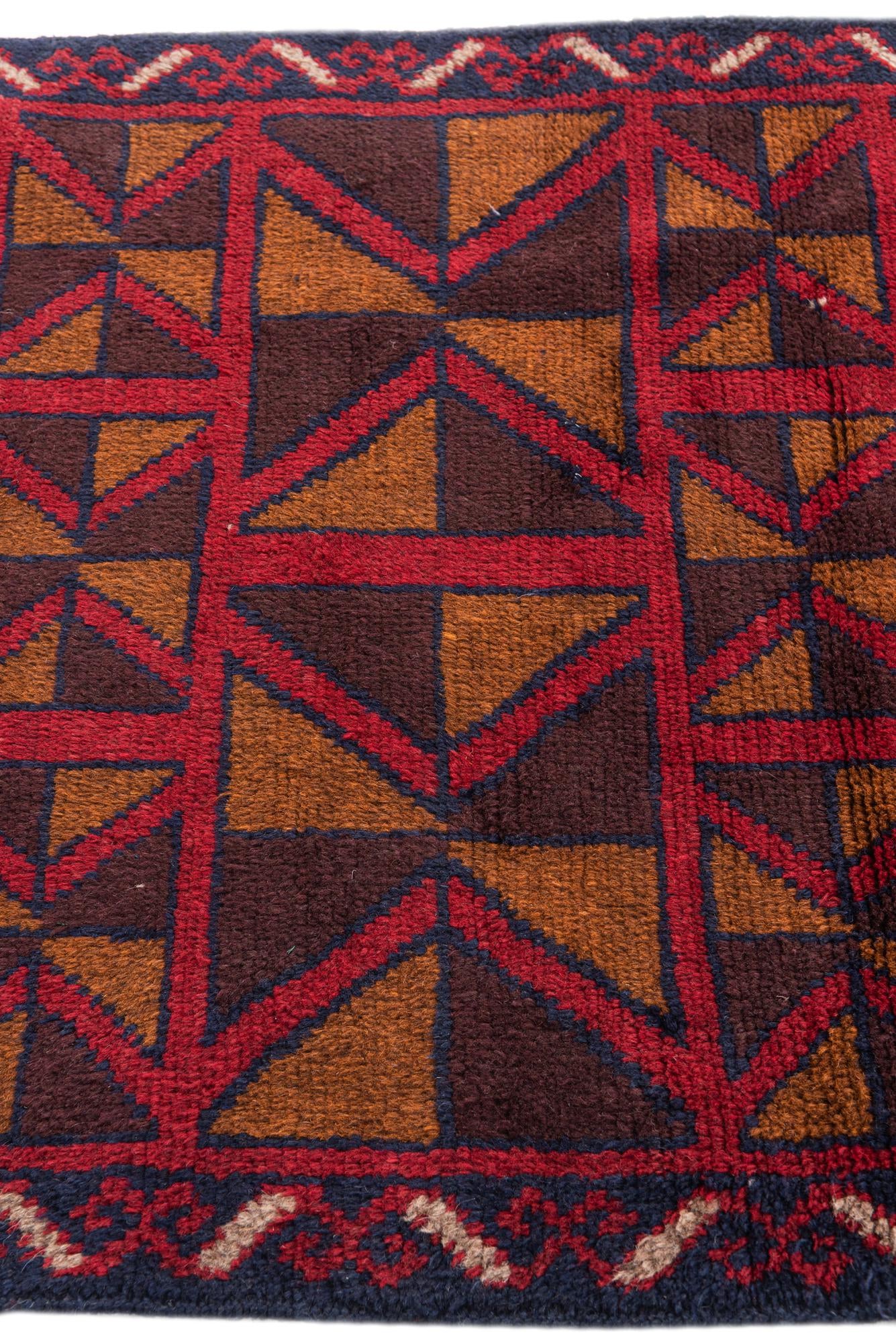 2' 10 x 4' 5 Hand Knotted Balouch Persian Wool Rug