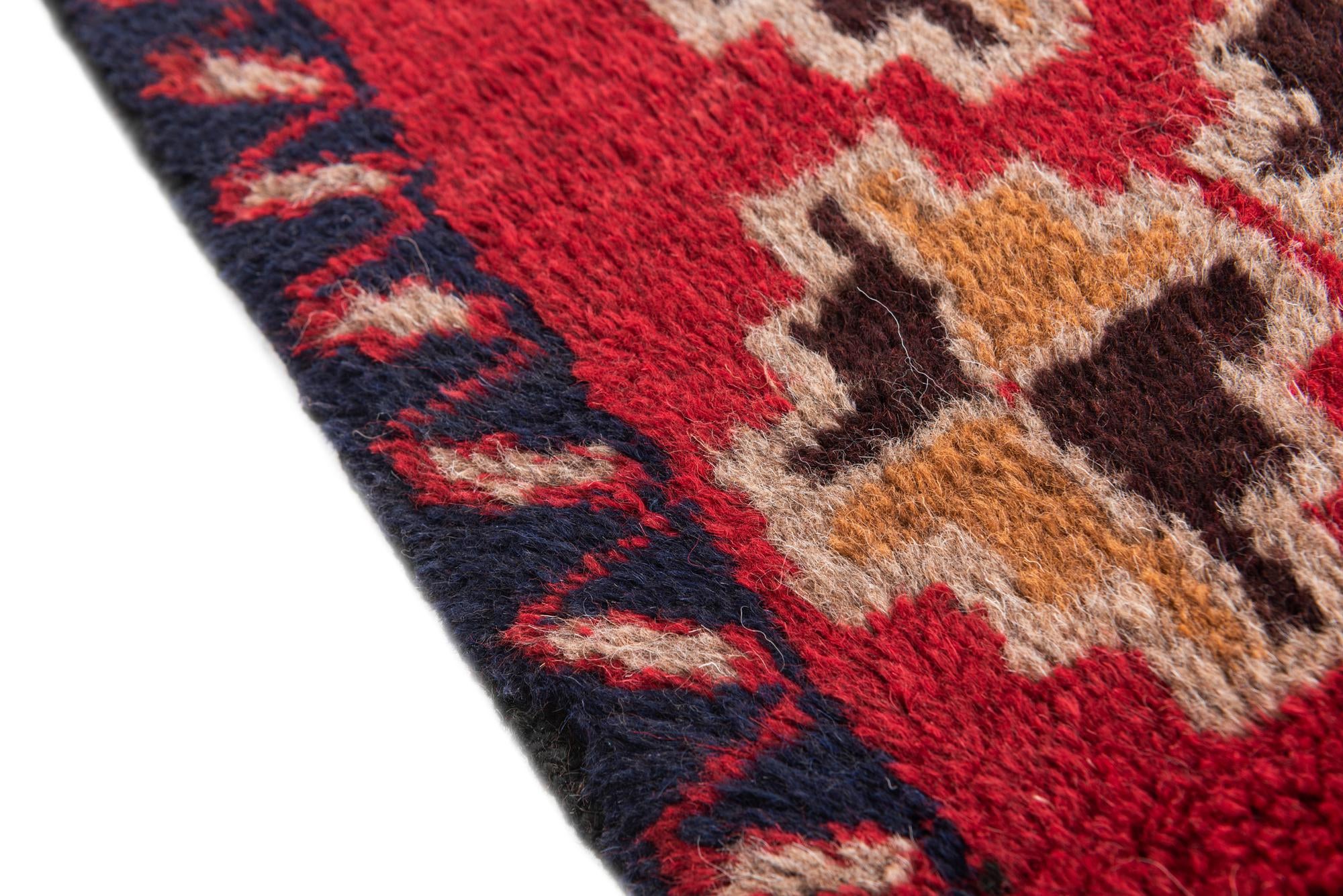 2' 10 x 4' 6 Hand Knotted Balouch Persian Wool Rug