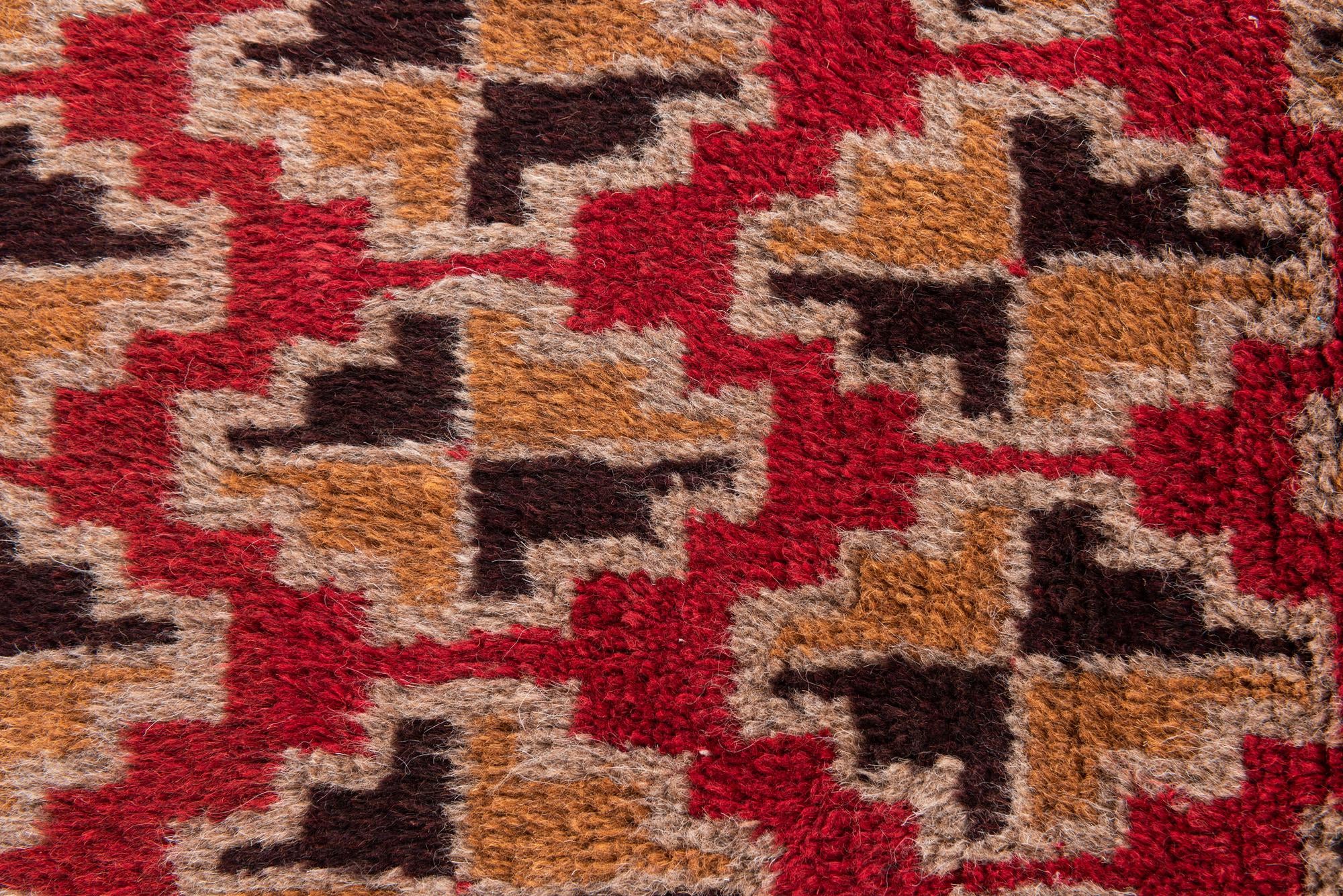 2' 10 x 4' 6 Hand Knotted Balouch Persian Wool Rug