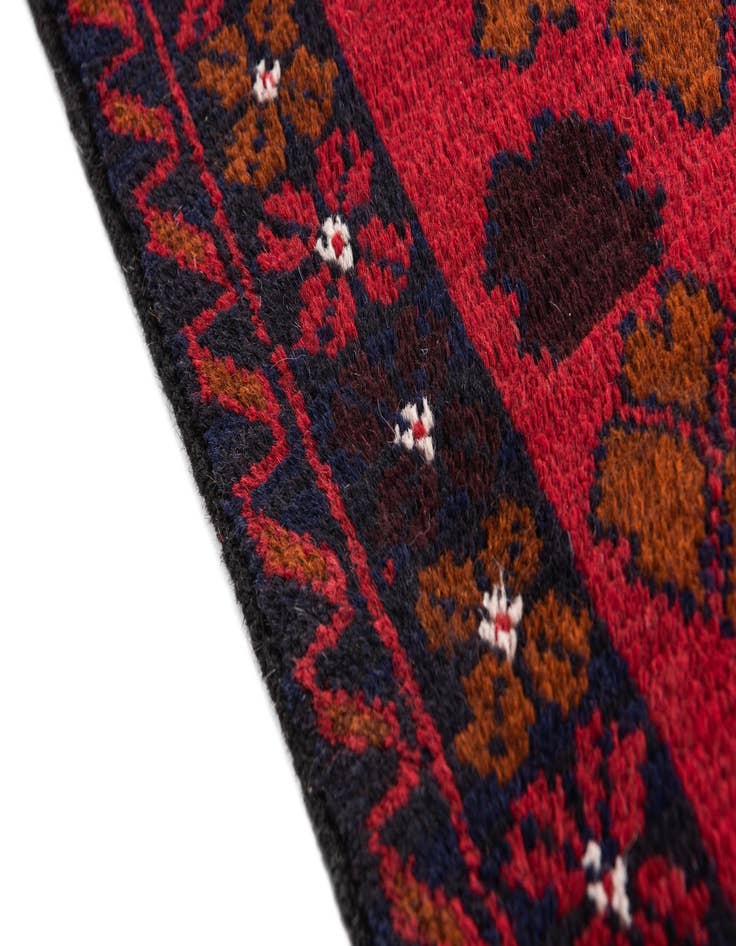 Detail image of 2' 10 x 4' 7 Hand Knotted Balouch Persian Wool Rug