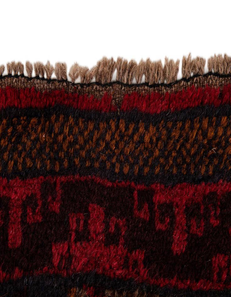 Detail image of 3' x 4' 3  Hand Knotted Balouch Persian Wool Rug