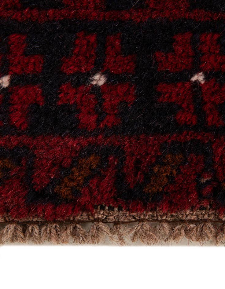 Detail image of 3' x 4' 7  Hand Knotted Balouch Persian Wool Rug