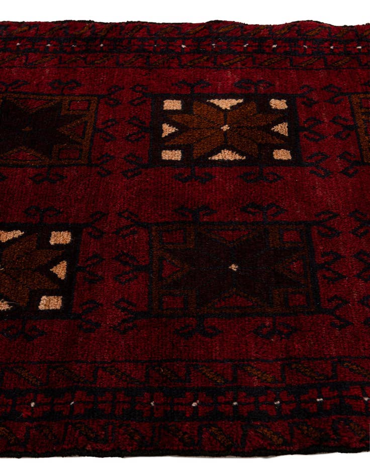 Detail image of 3' x 4' 7  Hand Knotted Balouch Persian Wool Rug