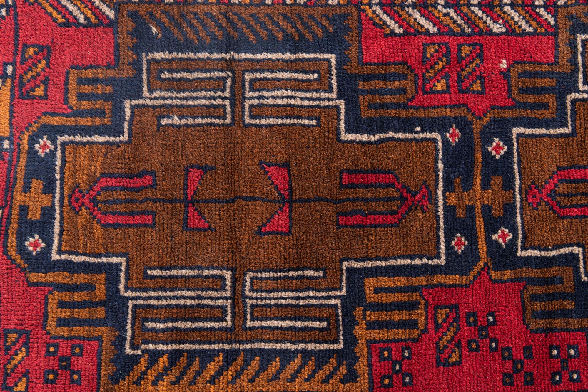2' 10 x 4' 8 Hand Knotted Balouch Persian Wool Rug