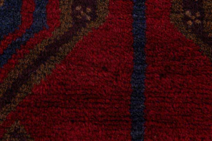 3' x 4' 8 Hand Knotted Balouch Persian Wool Rug