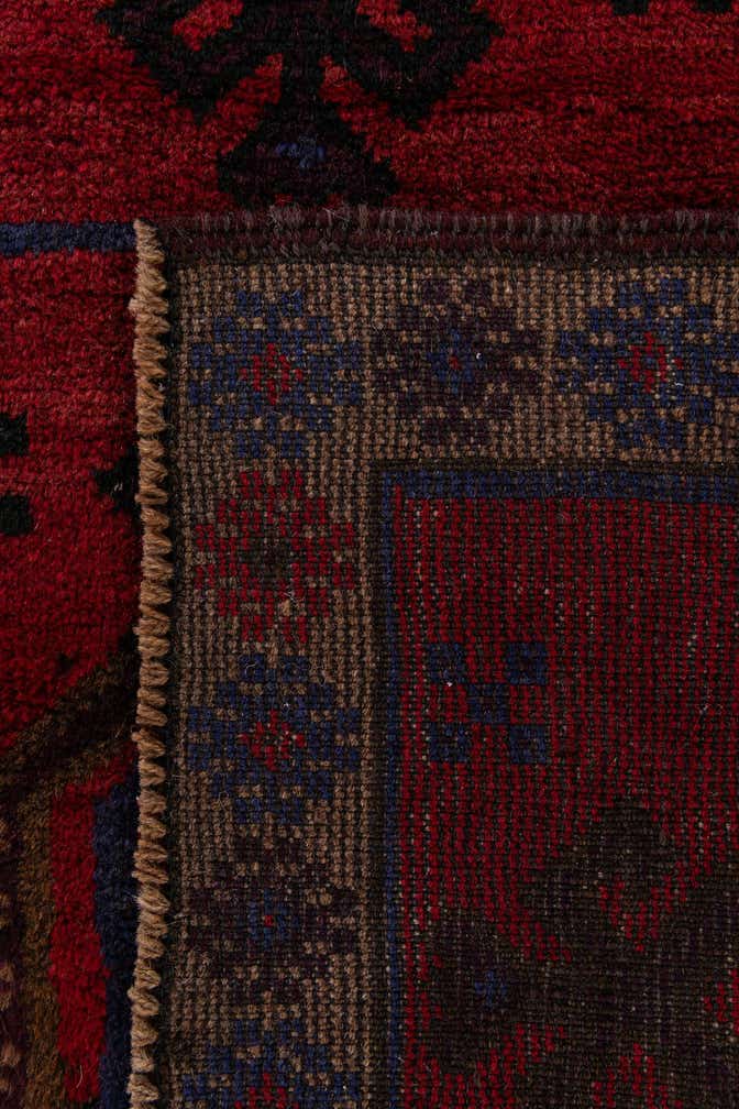 3' x 4' 8 Hand Knotted Balouch Persian Wool Rug
