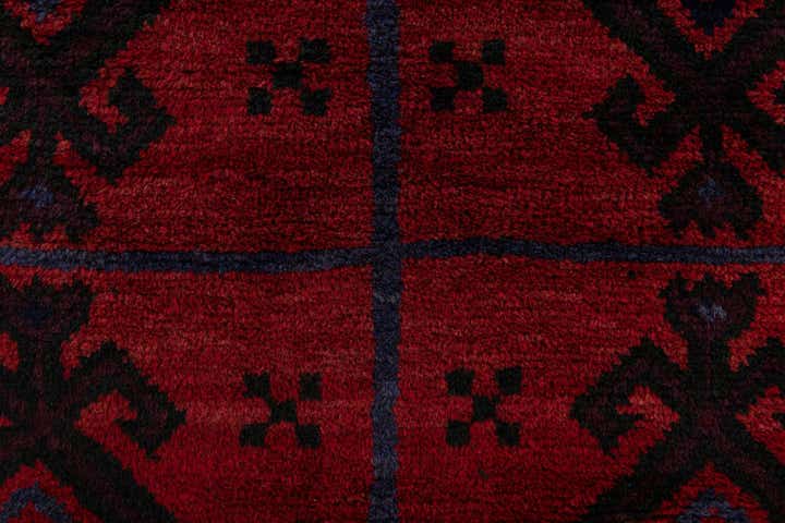 3' x 4' 8 Hand Knotted Balouch Persian Wool Rug