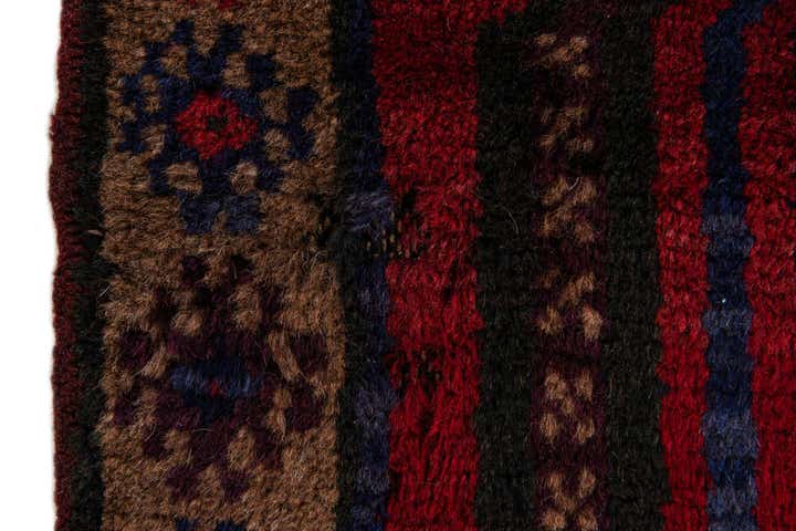 3' x 4' 8 Hand Knotted Balouch Persian Wool Rug