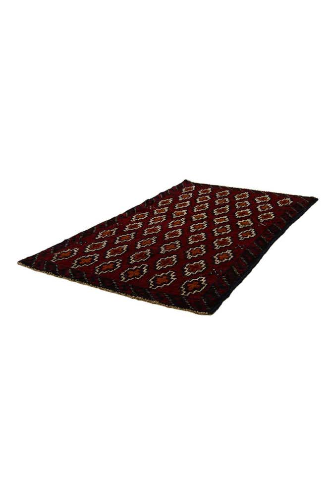 2' 9 x 4' 8 Hand Knotted Balouch Persian Wool Rug