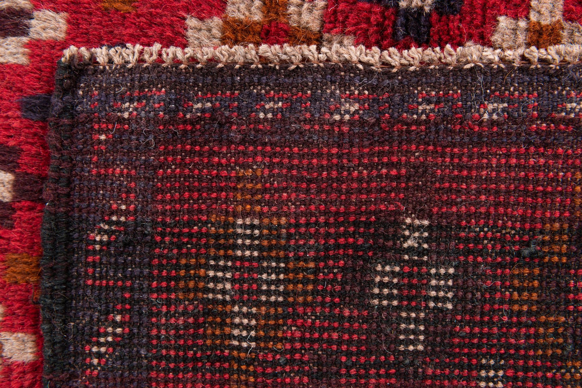 3' x 4' 7 Hand Knotted Balouch Persian Wool Rug