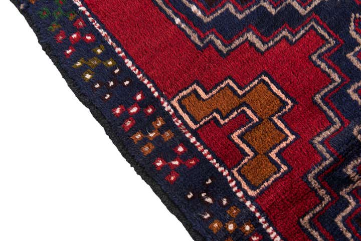 2' 10 x 4' 7 Hand Knotted Balouch Persian Wool Rug