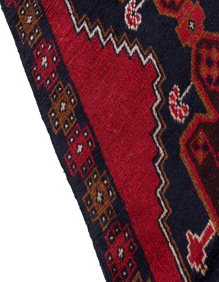 Detail image of 2' 9 x 4' 7  Hand Knotted Balouch Persian Wool Rug