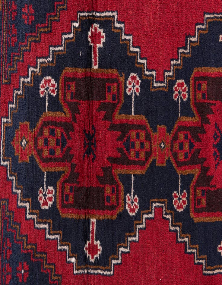 Detail image of 2' 9 x 4' 7  Hand Knotted Balouch Persian Wool Rug