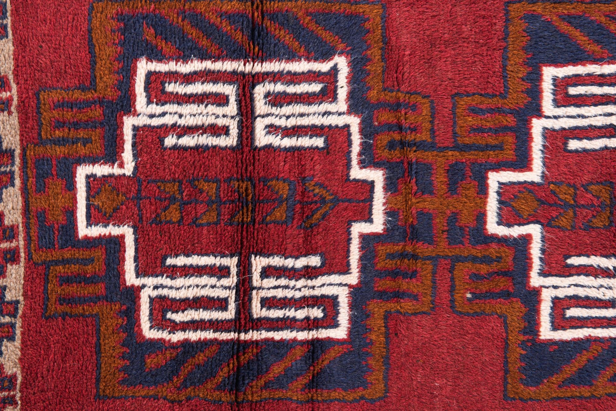 2' 10 x 4' 5 Hand Knotted Balouch Persian Wool Rug