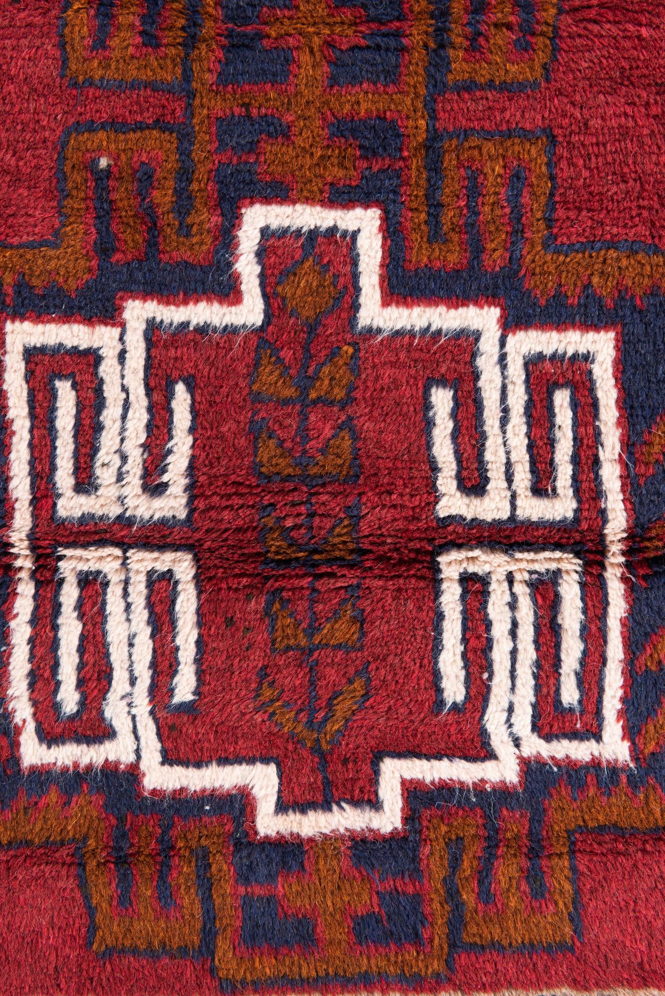 2' 10 x 4' 5 Hand Knotted Balouch Persian Wool Rug