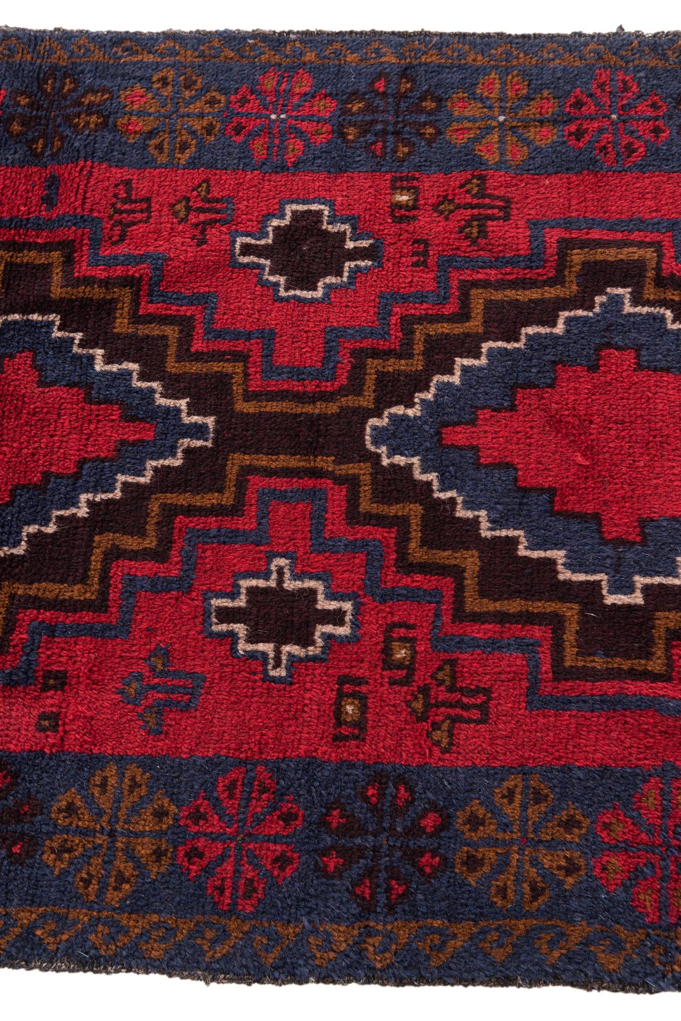 85cm x 145cm anudado a mano Balouch Alfombra Persa Lana