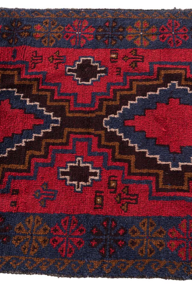 2' 10 x 4' 9 Hand Knotted Balouch Persian Wool Rug
