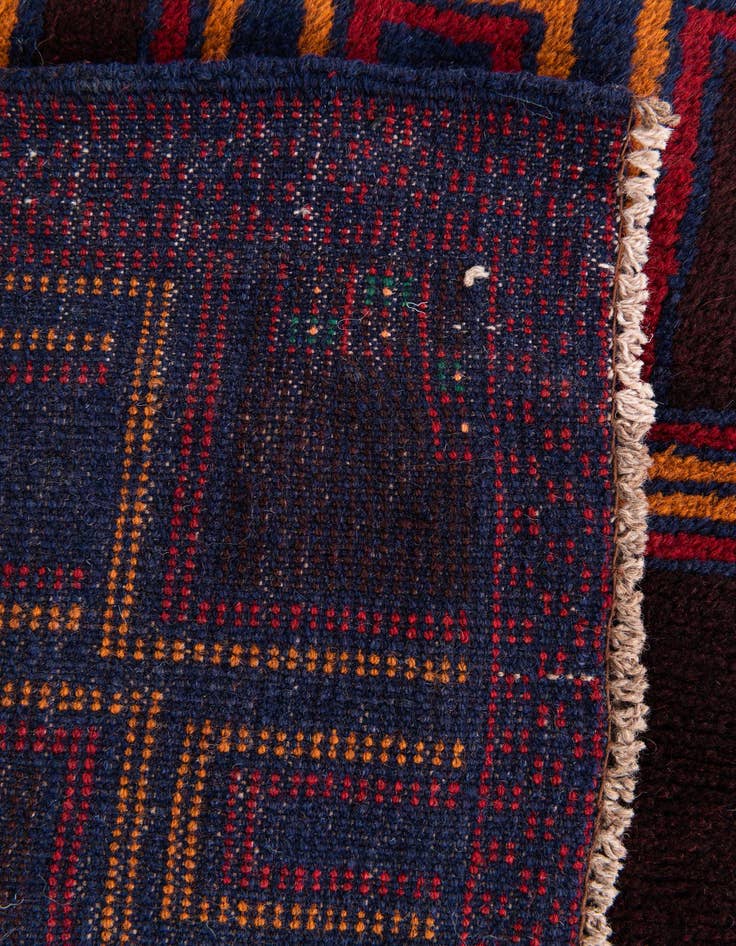 Detail image of 2' 10 x 4' 8  Hand Knotted Balouch Persian Wool Rug