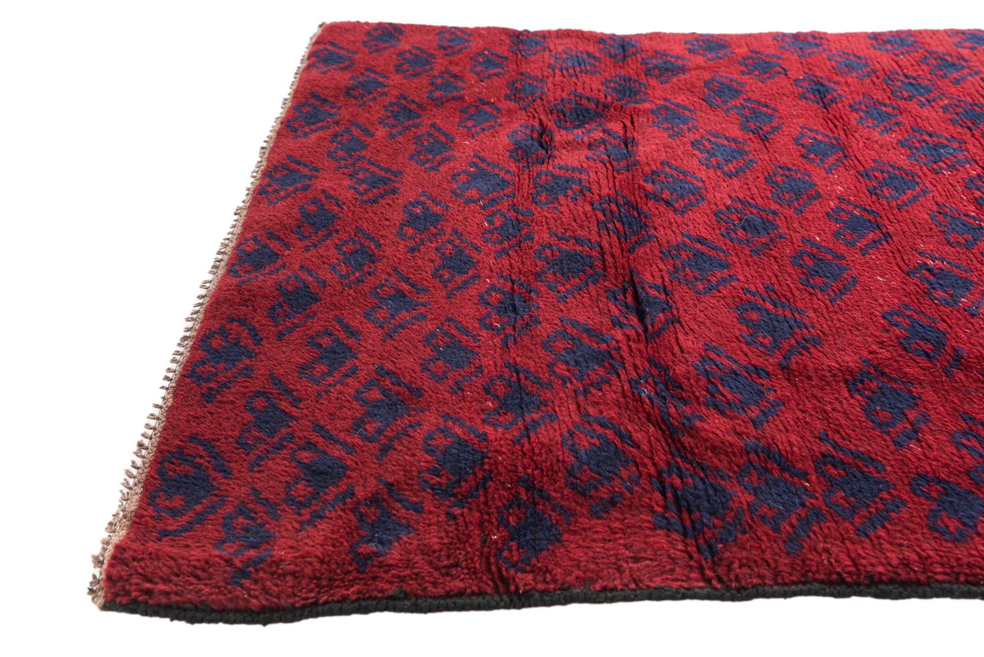 2' 10 x 4' 6 Hand Knotted Balouch Persian Wool Rug