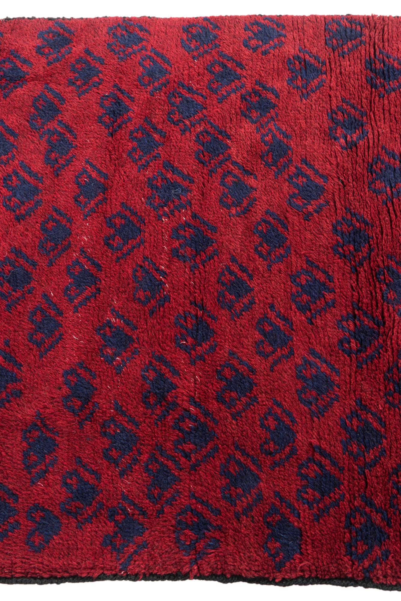 2' 10 x 4' 6 Hand Knotted Balouch Persian Wool Rug