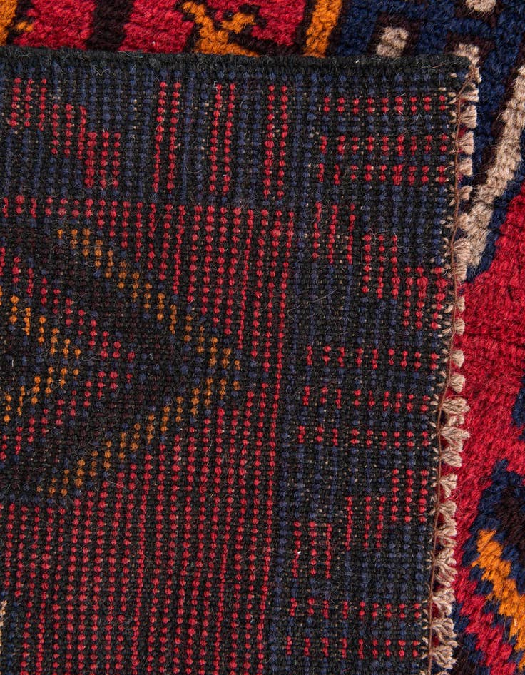 Detail image of 2' 10 x 4' 10 Hand Knotted Balouch Persian Wool Rug