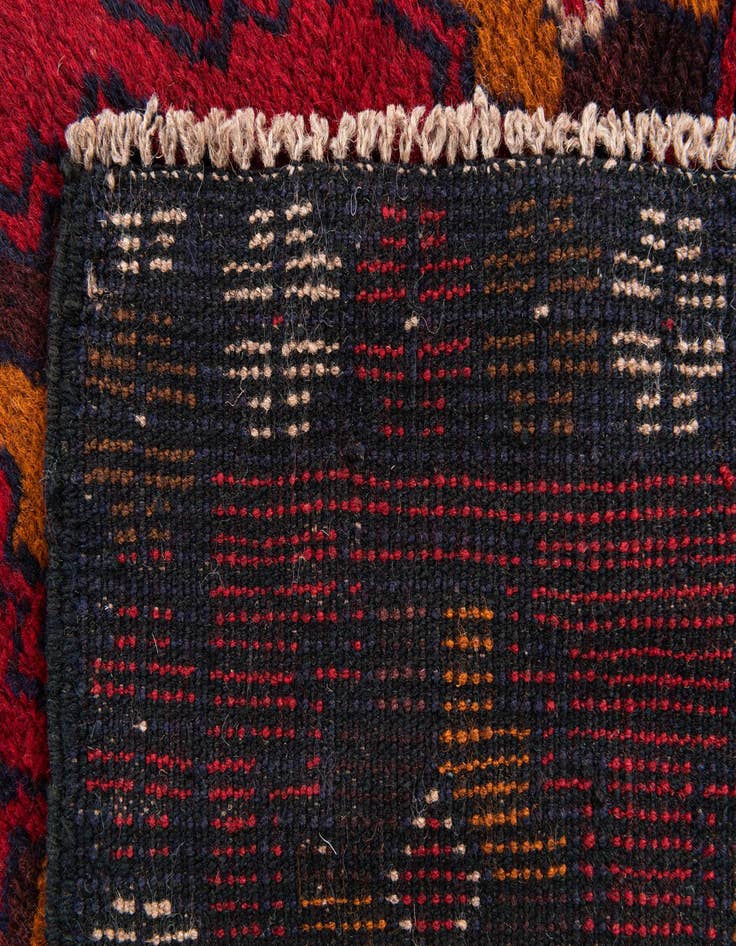 Detail image of 2' 8 x 5'  Hand Knotted Balouch Persian Wool Rug