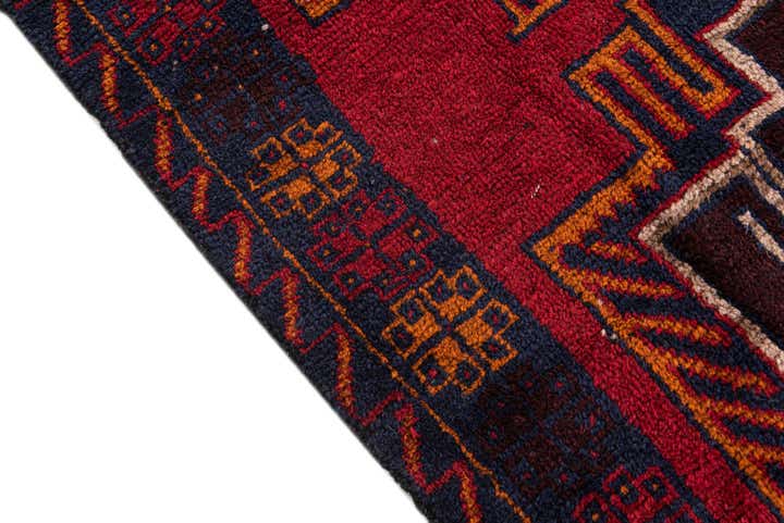 3' x 4' 8 Hand Knotted Balouch Persian Wool Rug