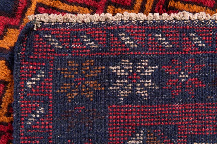 2' 8 x 4' 9 Hand Knotted Balouch Persian Wool Rug