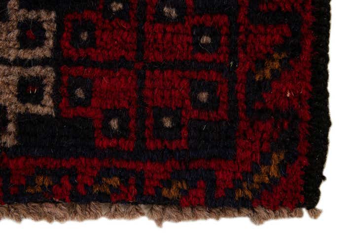 2' 10 x 4' 7 Hand Knotted Balouch Persian Wool Rug