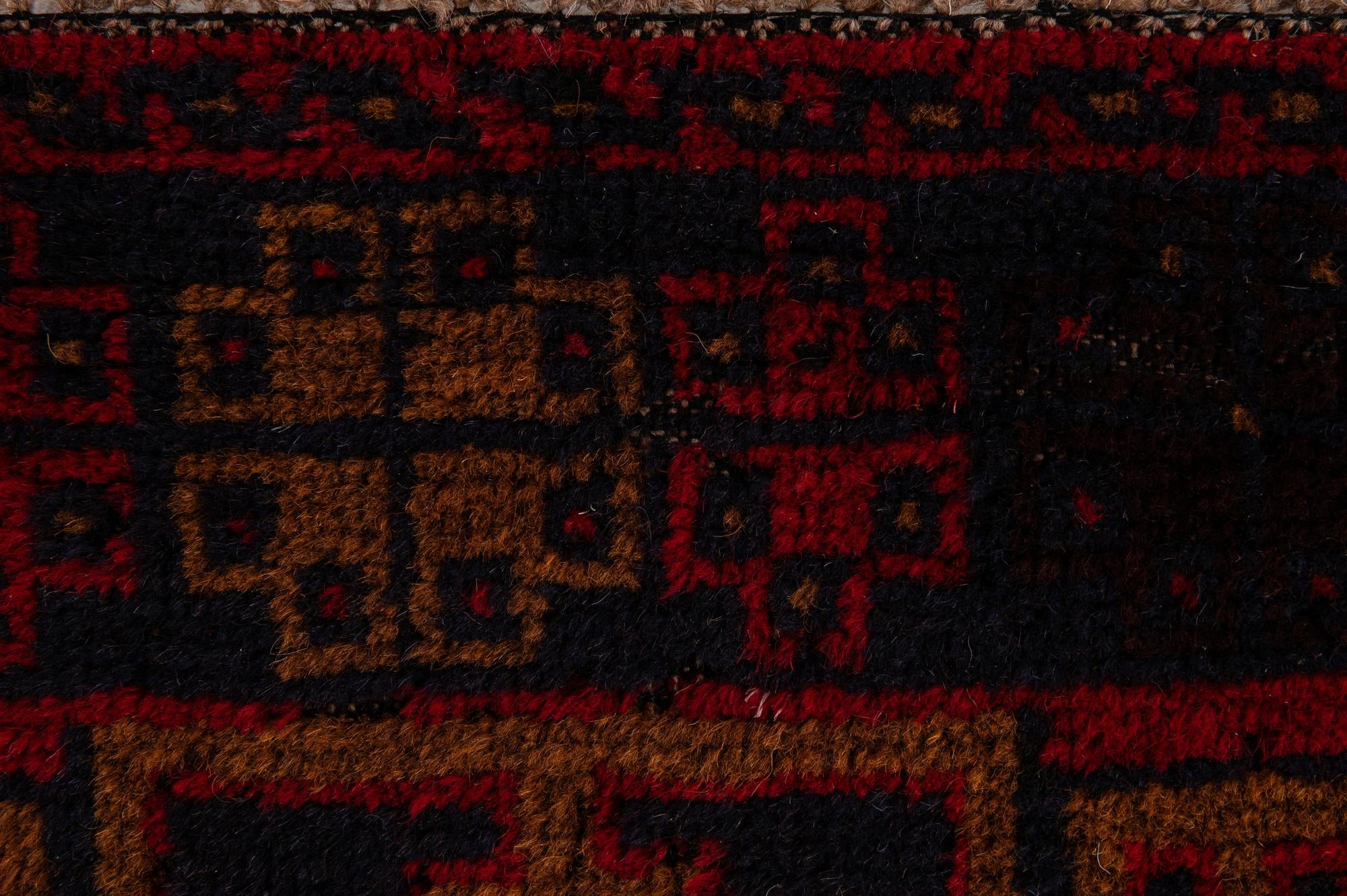 2' 10 x 4' 7 Hand Knotted Balouch Persian Wool Rug