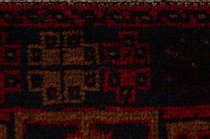 2' 10 x 4' 7 Hand Knotted Balouch Persian Wool Rug