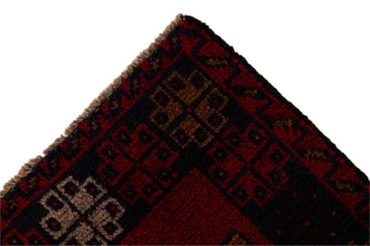 2' 10 x 4' 7 Hand Knotted Balouch Persian Wool Rug