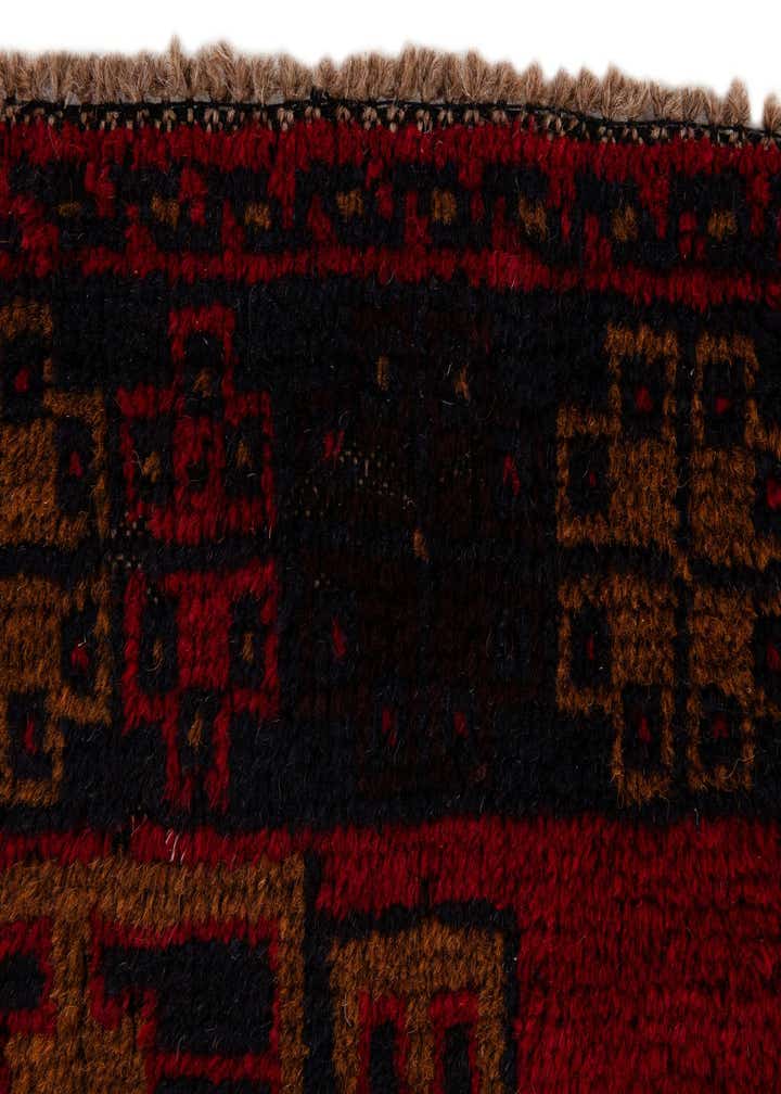 2' 10 x 4' 7 Hand Knotted Balouch Persian Wool Rug