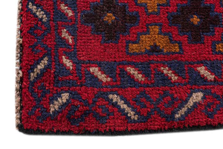 3' x 4' 9 Hand Knotted Balouch Persian Wool Rug